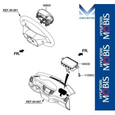 airbag module passenger for hyundai starex 2018-21